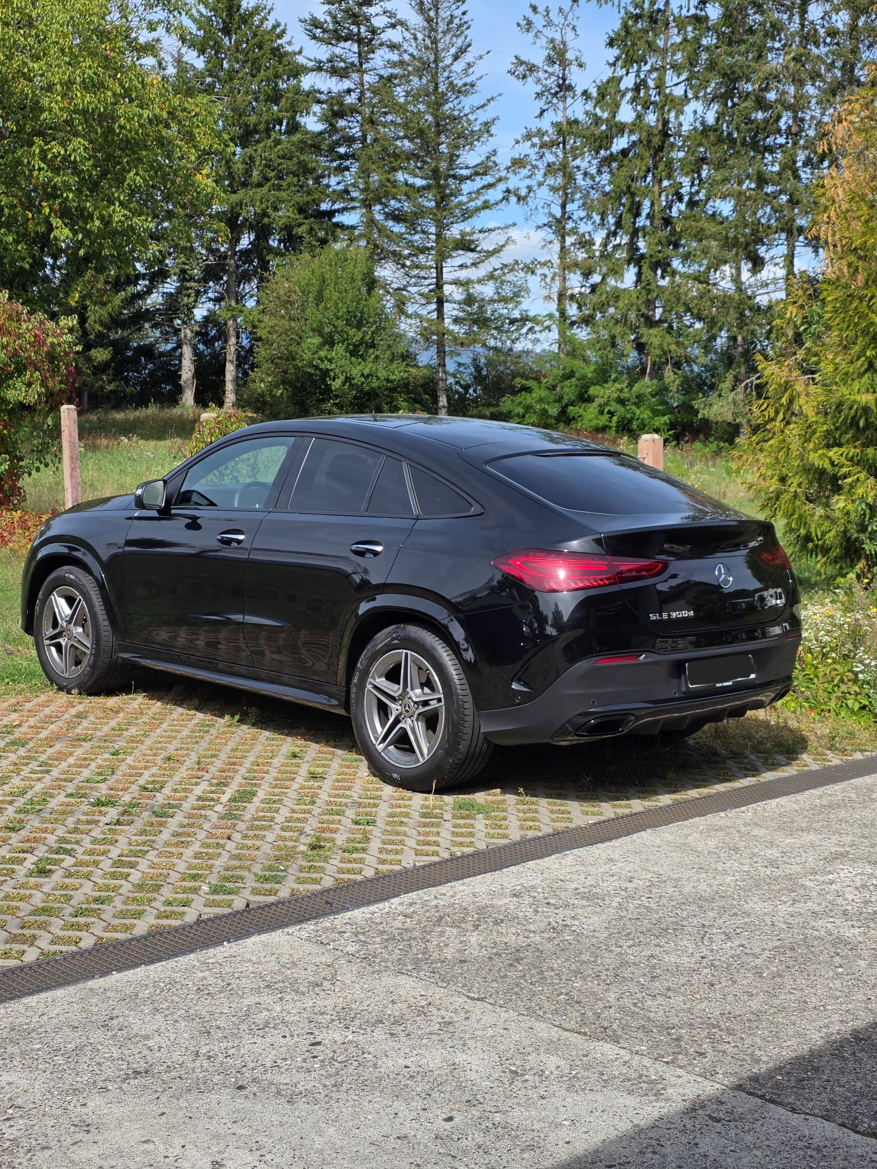 Mercedes coupé - Dé-chromage, covering voiture par CreaWrap à Genève