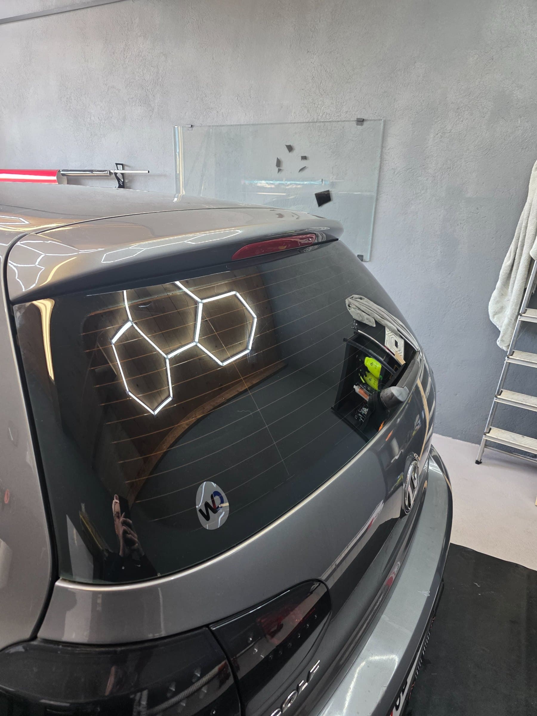 Golf VI - teinté 95%, vitres teintées par CreaWrap à Genève