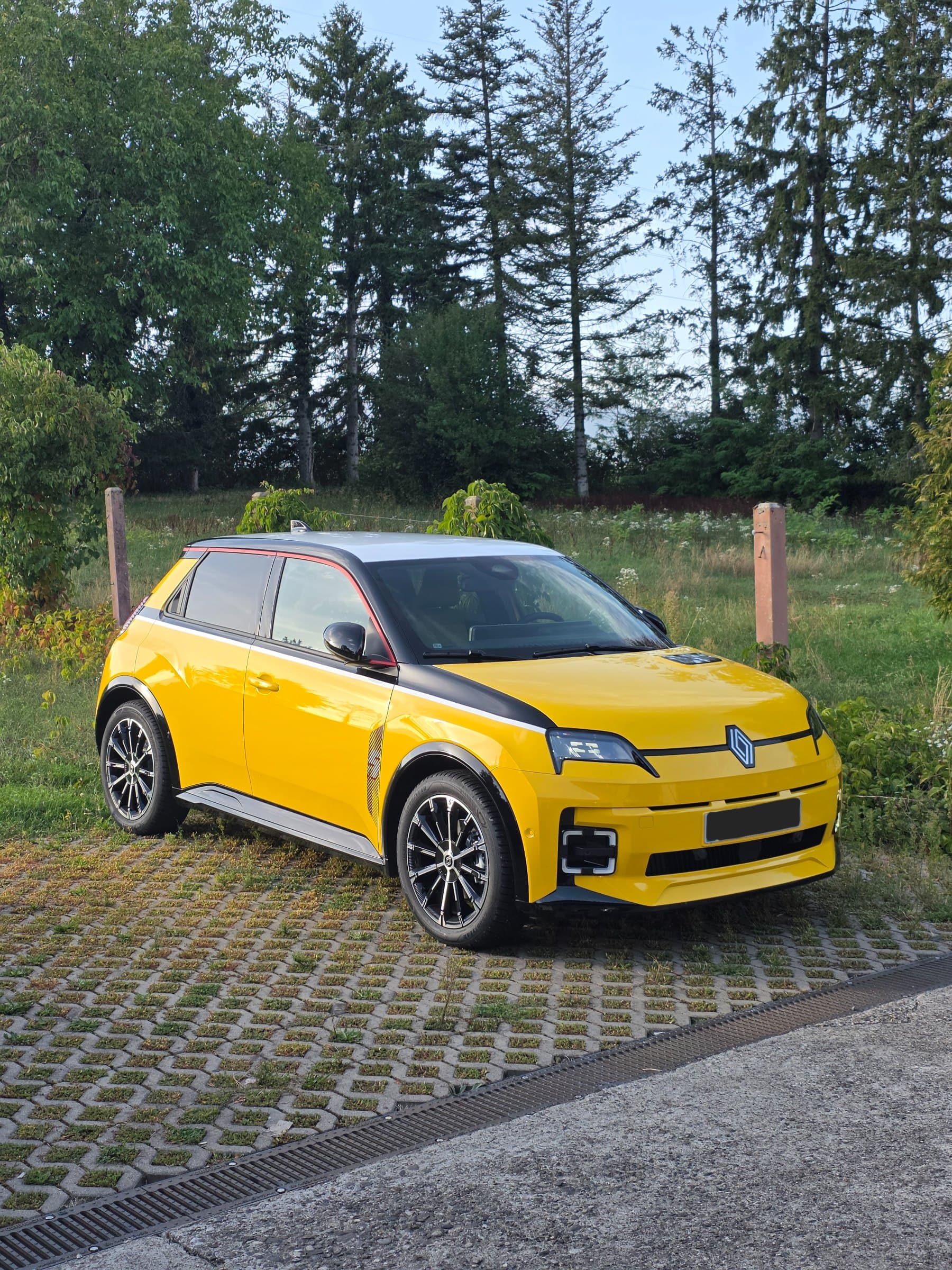 Renault 5 Bandes + toit, covering voiture par CreaWrap à Genève